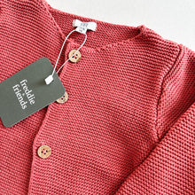 Load image into Gallery viewer, La Redoute Rust Cardigan - 2 years
