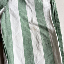 Load image into Gallery viewer, Korean Green Stripe Trousers - 9-12 months
