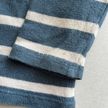 Load image into Gallery viewer, Zara Fineknit Blue Stripe Long Sleeve Top - 18-24 months

