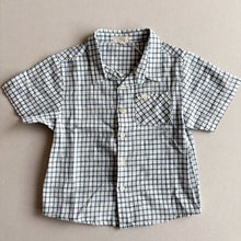 Load image into Gallery viewer, LALi White &amp; Blue Check Shirt - 4 years
