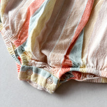 Load image into Gallery viewer, M&amp;S Stripe Romper - 9-12 months (BNWT)
