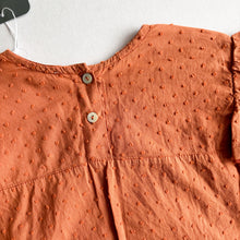 Load image into Gallery viewer, Mon Bouvo Rust Popcorn Blouse - 6 years

