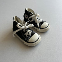 Load image into Gallery viewer, Converse Black Hi-Tops - UK4
