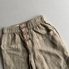 Load image into Gallery viewer, Zara Beige Linen Trousers - 4 Years
