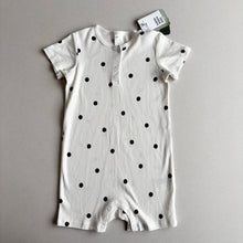 Load image into Gallery viewer, H&amp;M White Spotty Romper - BNWT - 3-4 years
