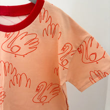 Load image into Gallery viewer, Handmade Orange Swan T-Shirt - 4-5 years

