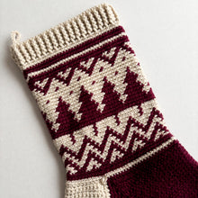 Load image into Gallery viewer, Hand Crochet Christmas Stockings by Nana Jill
