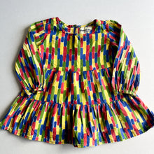 Load image into Gallery viewer, Humphires &amp; Begg Multi Colour Long Sleeve Dress - 3 years
