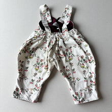 Load image into Gallery viewer, What Mother Made Floral Dungarees - 6-12 months
