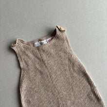 Load image into Gallery viewer, Zara Soft Knit Ripped Romper - 9-12 Months
