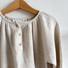 Load image into Gallery viewer, Zara Cream Ribbed Smock Dress - 2-3 years
