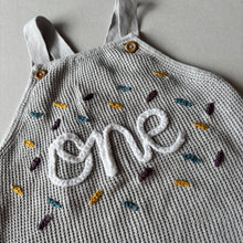 Load image into Gallery viewer, H&amp;M Personalised ‘One’ Birthday Romper - 12-18 months *please read*
