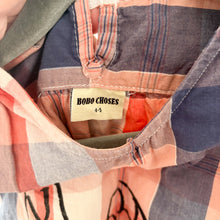 Load image into Gallery viewer, Bobo Choses Organic Food Plaid Summer Dress - 4-5 years
