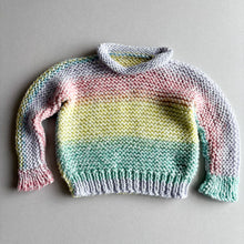 Load image into Gallery viewer, Handmade Pastel Knit Jumper 1-2 years
