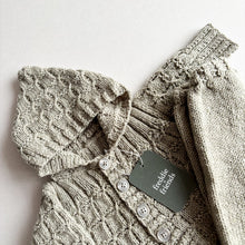 Load image into Gallery viewer, Handknit Khaki Cardigan &amp; Trousers - 0-6 months

