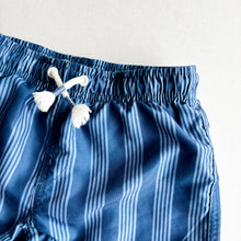 Load image into Gallery viewer, Zara Blue Stripe Swim Shorts - 4-5 years
