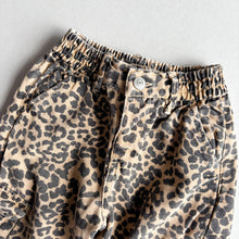 Load image into Gallery viewer, Zara Leopard Print Barrel Leg Trousers - 18-24 months
