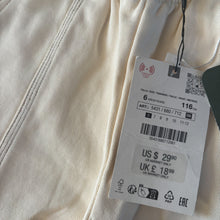 Load image into Gallery viewer, Zara Cream Trousers - 6 years - BNWT

