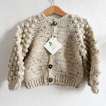Load image into Gallery viewer, Handmade Beige Fleck Cardigan - 1-2 years
