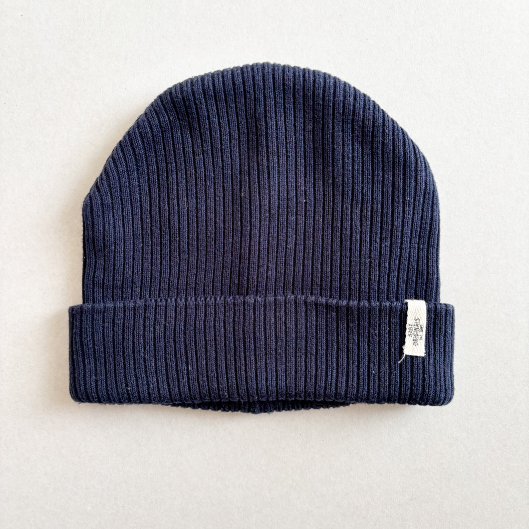 H&M Navy Beanie - 1-2 years