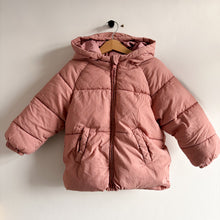 Load image into Gallery viewer, F+F Pink Puffa Coat - 3-4 years
