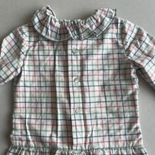 Load image into Gallery viewer, La Coqueta Cream Colourful Plaid Long Sleeve Dress - 4 years

