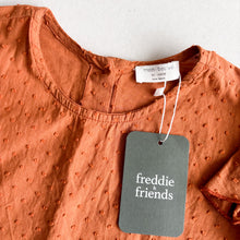 Load image into Gallery viewer, Mon Bouvo Rust Popcorn Blouse - 6 years
