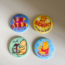 Load image into Gallery viewer, Vintage Birthday Badges
