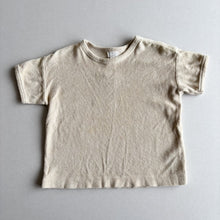 Load image into Gallery viewer, The Simple Folk Cream Terry T-Shirt - 3-4 years
