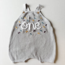 Load image into Gallery viewer, H&amp;M Personalised ‘One’ Birthday Romper - 12-18 months *please read*
