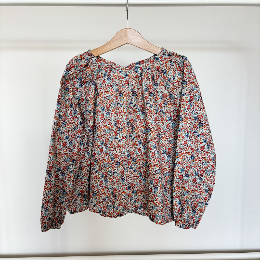 Nellie Quats x Liberty Floral Long Sleeve Blouse  - 5-6 years