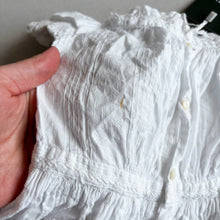Load image into Gallery viewer, White Short Sleeve Dress - 1-2 years
