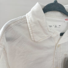 Load image into Gallery viewer, Zara Cream Cotton Overshirt - 2-3 years
