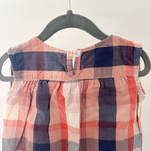 Load image into Gallery viewer, Bobo Choses Organic Food Plaid Summer Dress - 4-5 years
