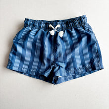 Load image into Gallery viewer, Zara Blue Stripe Swim Shorts - 4-5 years
