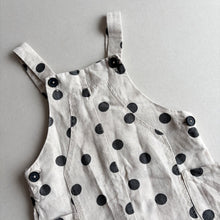 Load image into Gallery viewer, Zara Linen Spotty Dungarees - 3-4 years
