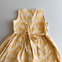 Load image into Gallery viewer, Vintage Gingham Cotton Dress - 4-5 years
