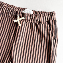 Load image into Gallery viewer, Sproet &amp; Sprout Brown Stripe Shorts - 4 years
