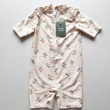 Load image into Gallery viewer, H&amp;M Creamy Pink Floral Swimsuit - 2-4 years
