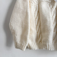 Load image into Gallery viewer, Handmade Blue Sunflower Jumper - 1-2 years
