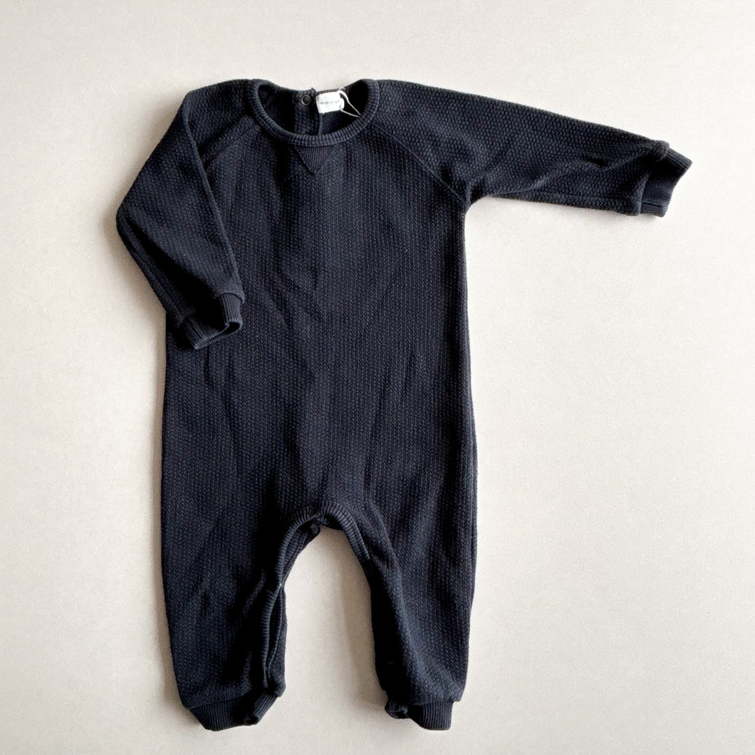 Mini a Ture Blue Romper - 6 months
