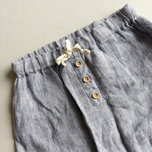 Load image into Gallery viewer, The Simple Folk Blue Stripe Linen Trousers - 2-3 years
