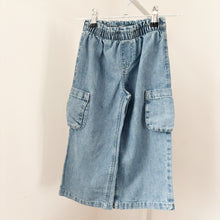 Load image into Gallery viewer, H&amp;M Wide Leg Blue Jeans - 2-3 years
