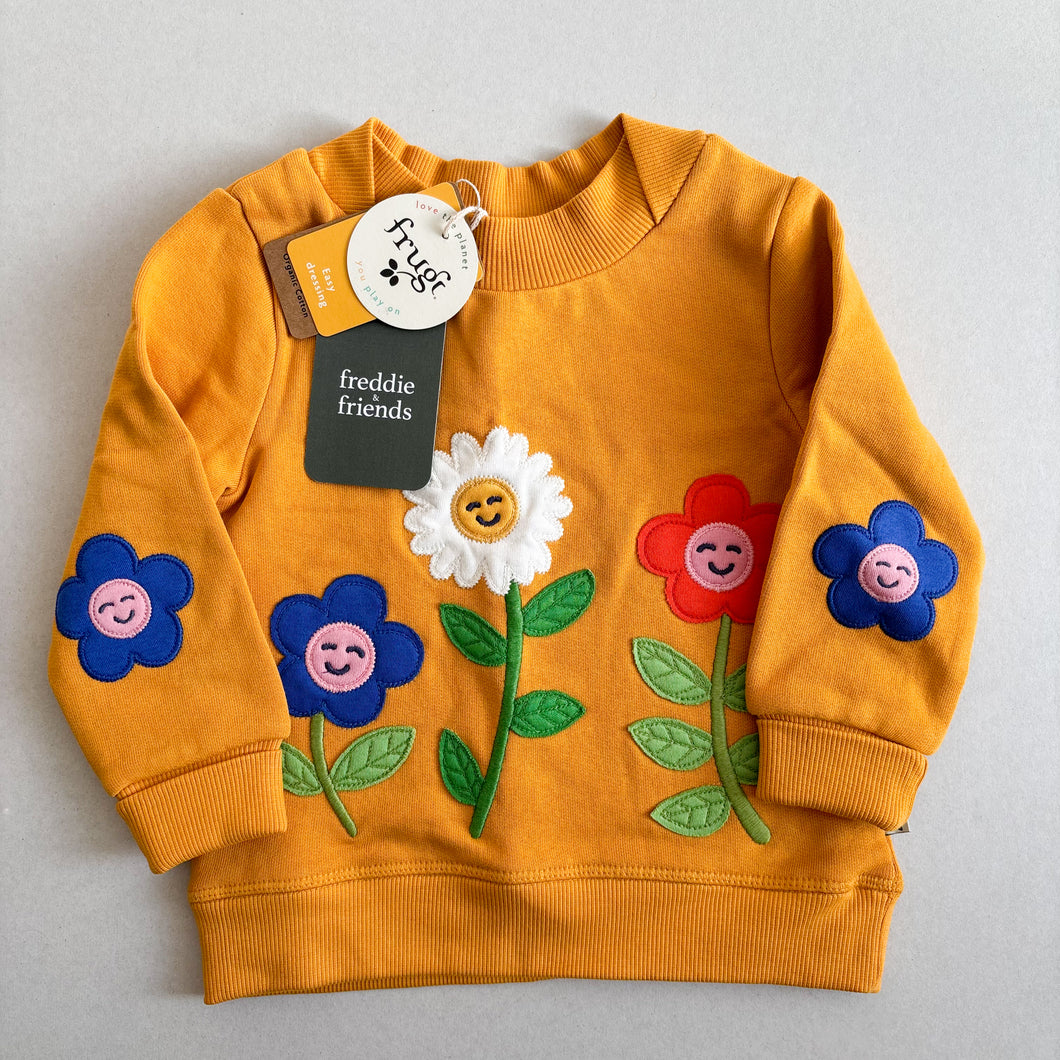 Frugi Flower Jumper - 12-18 months (BNWT)