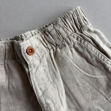 Load image into Gallery viewer, Zara Cream Linen Shorts - 4 years
