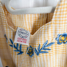 Load image into Gallery viewer, Vintage Yellow Gingham Dress - 4-5 years
