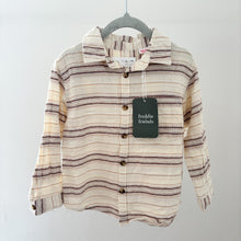 Load image into Gallery viewer, Zara Cotton Stripe Shirt - 4 years
