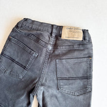 Load image into Gallery viewer, Zara Black Denim Shorts - 4-5 years
