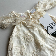 Load image into Gallery viewer, Zara Cream Embroidered Dress - 2 years
