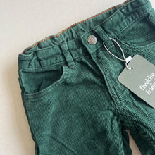 Load image into Gallery viewer, H&amp;M Green Corduroy Trousers - 2-3 years
